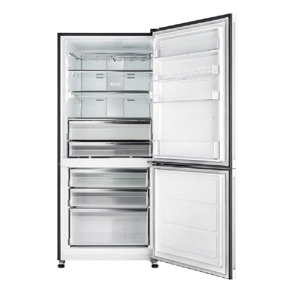 Sharp Refrigerator Inverter Bottom Freezer 558 Liter Black SJ-GV73J-BK. Sharp Refrigerator Inverter Bottom Freezer 558 Liter Black SJ-GV73J-BK.